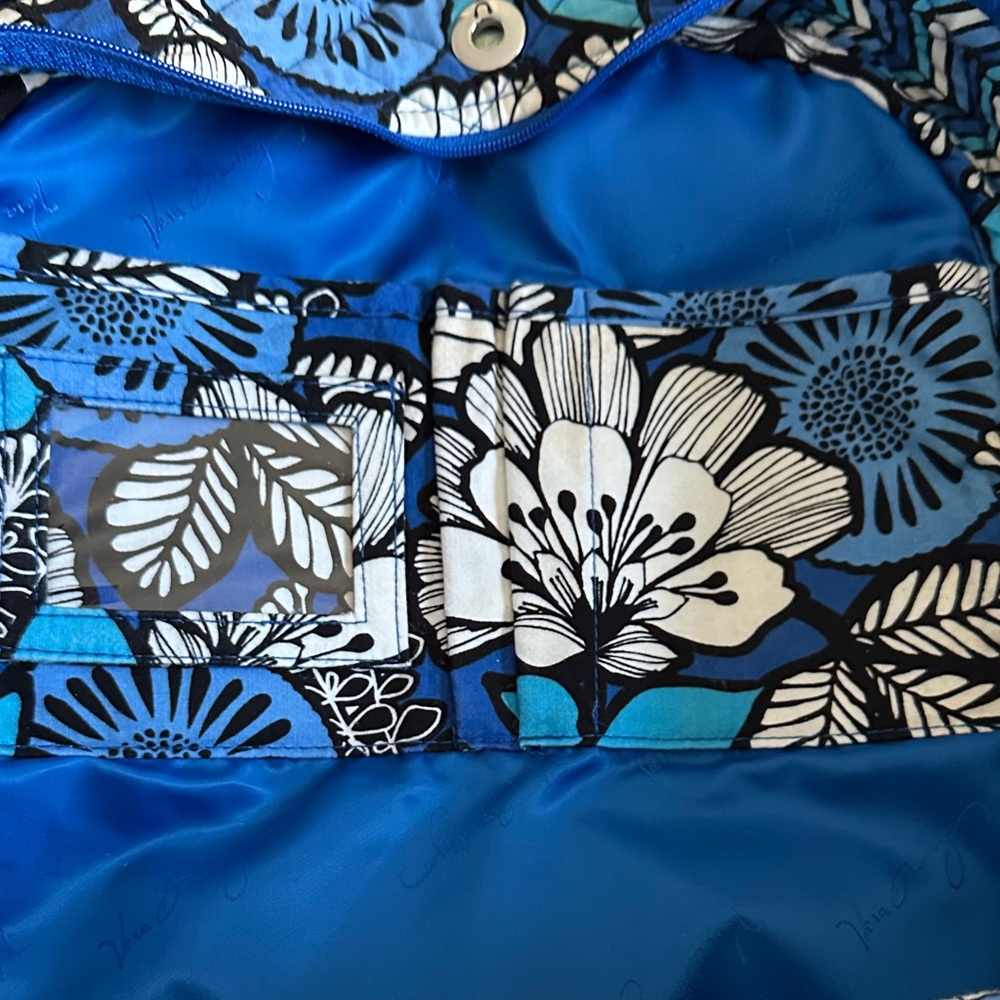 Vera Bradley Vintage Floral Blue Backpack - Picture 5 of 5